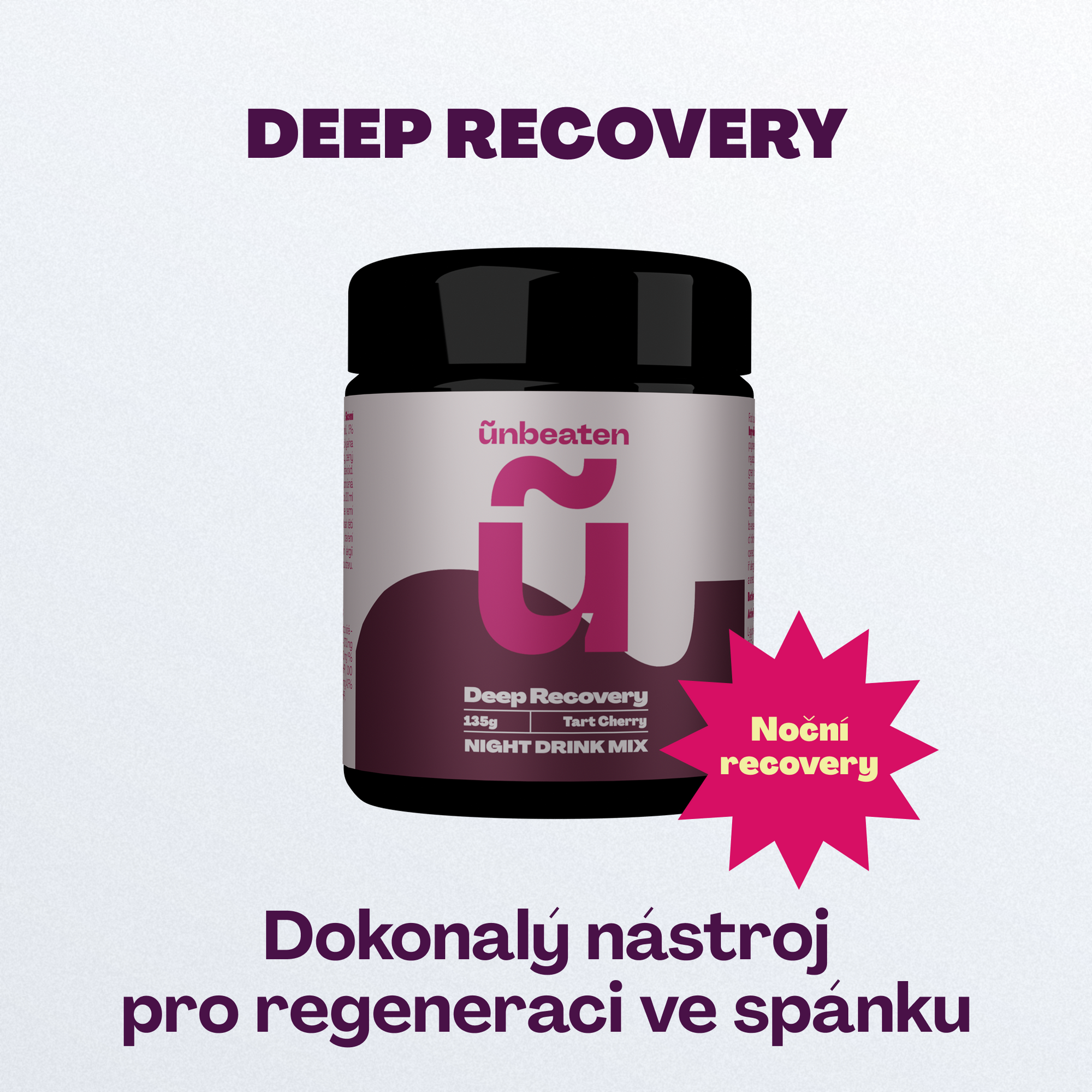 Deep Recovery - Nejsilnější regenerace na noc - Višeň