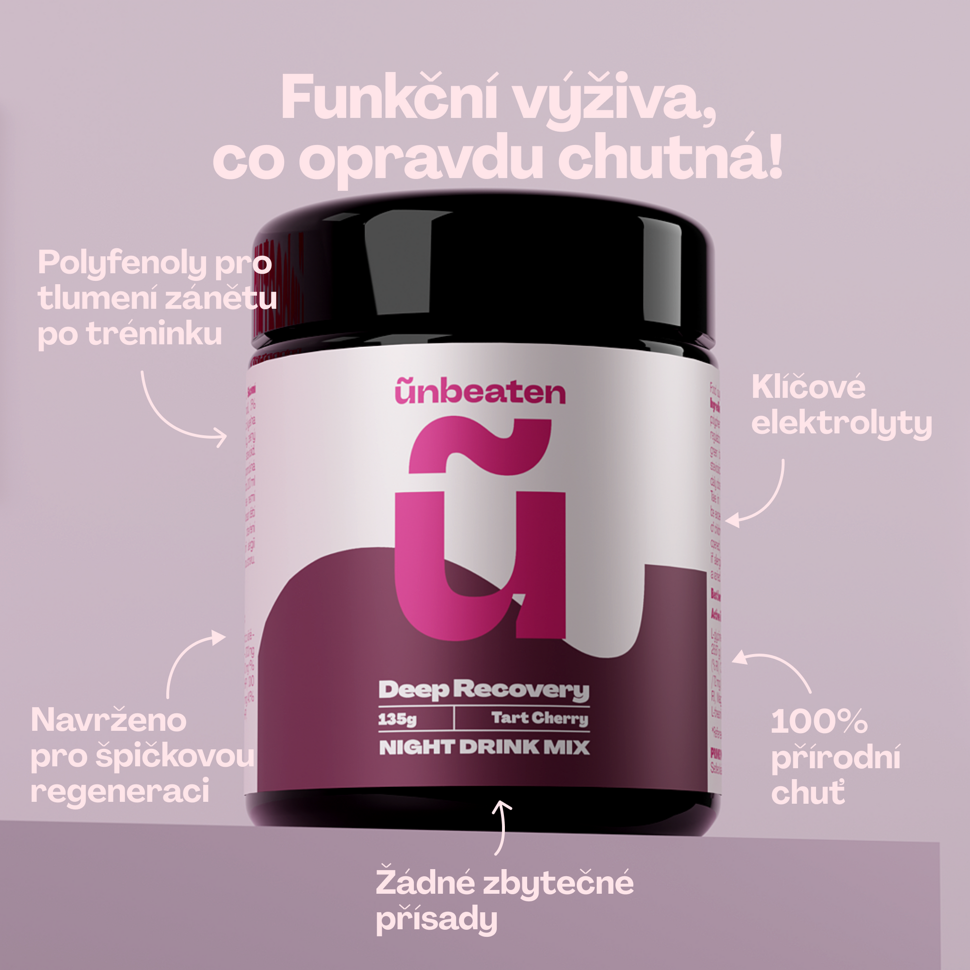 Deep Recovery - Nejsilnější regenerace na noc - Višeň