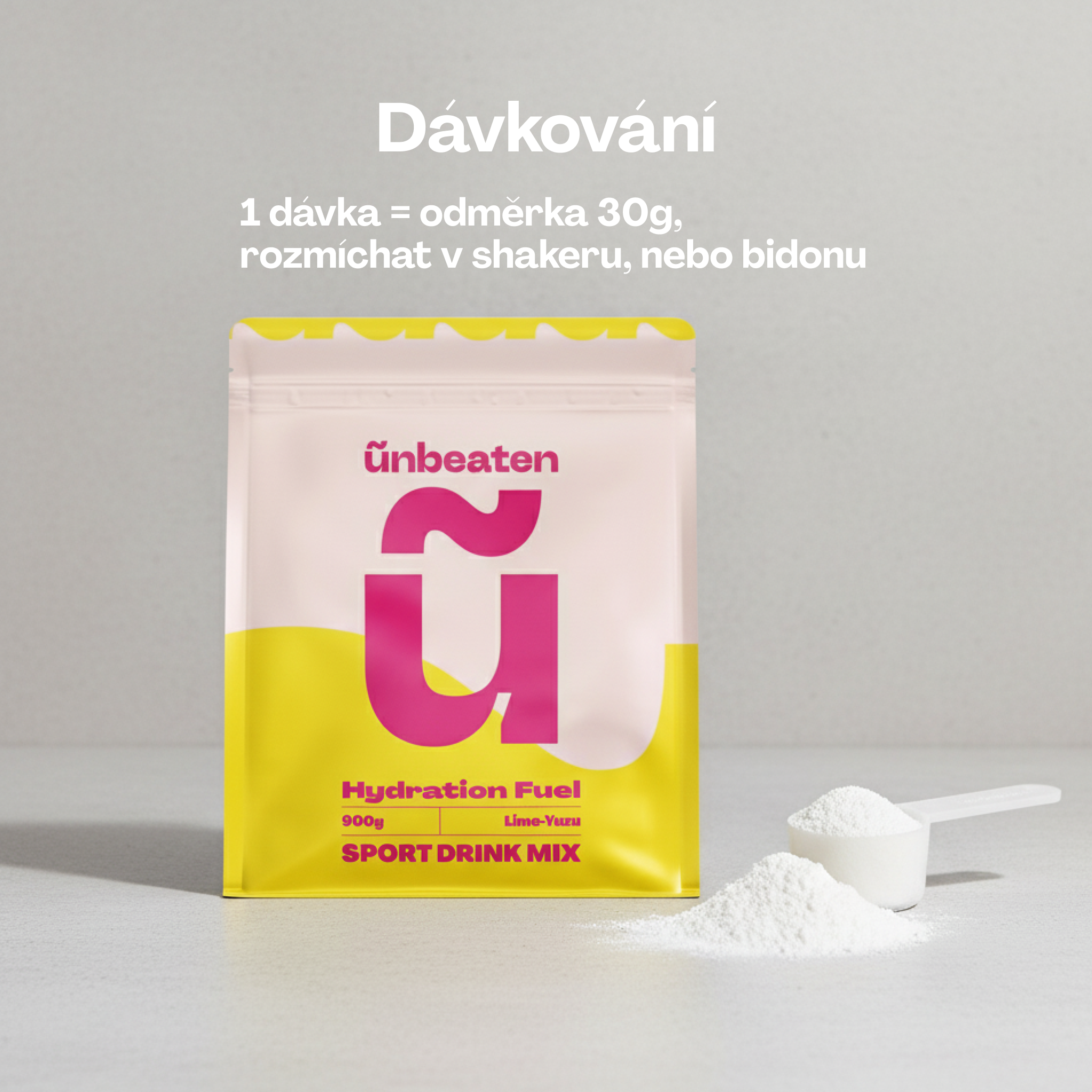 Dávkování Hydration Fuel — 30g do 500ml vody