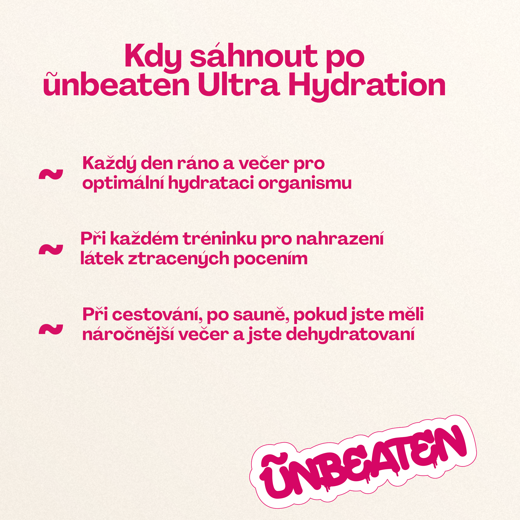 Kdy pít Ultra Hydration — ráno, trénink, regenerace