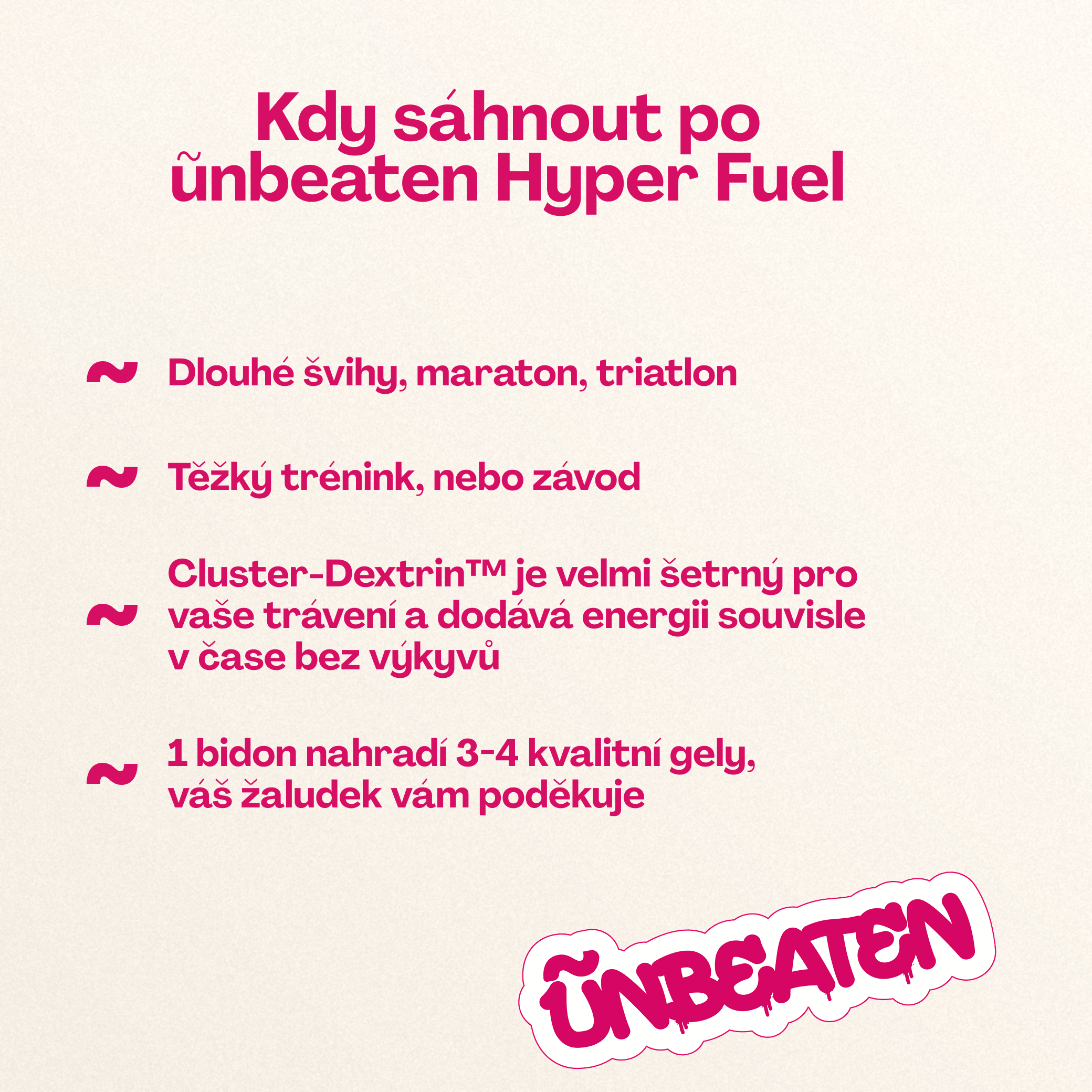 Kdy pít Hyper Fuel — závody, dlouhé kolo, běh nad 1 hodinu