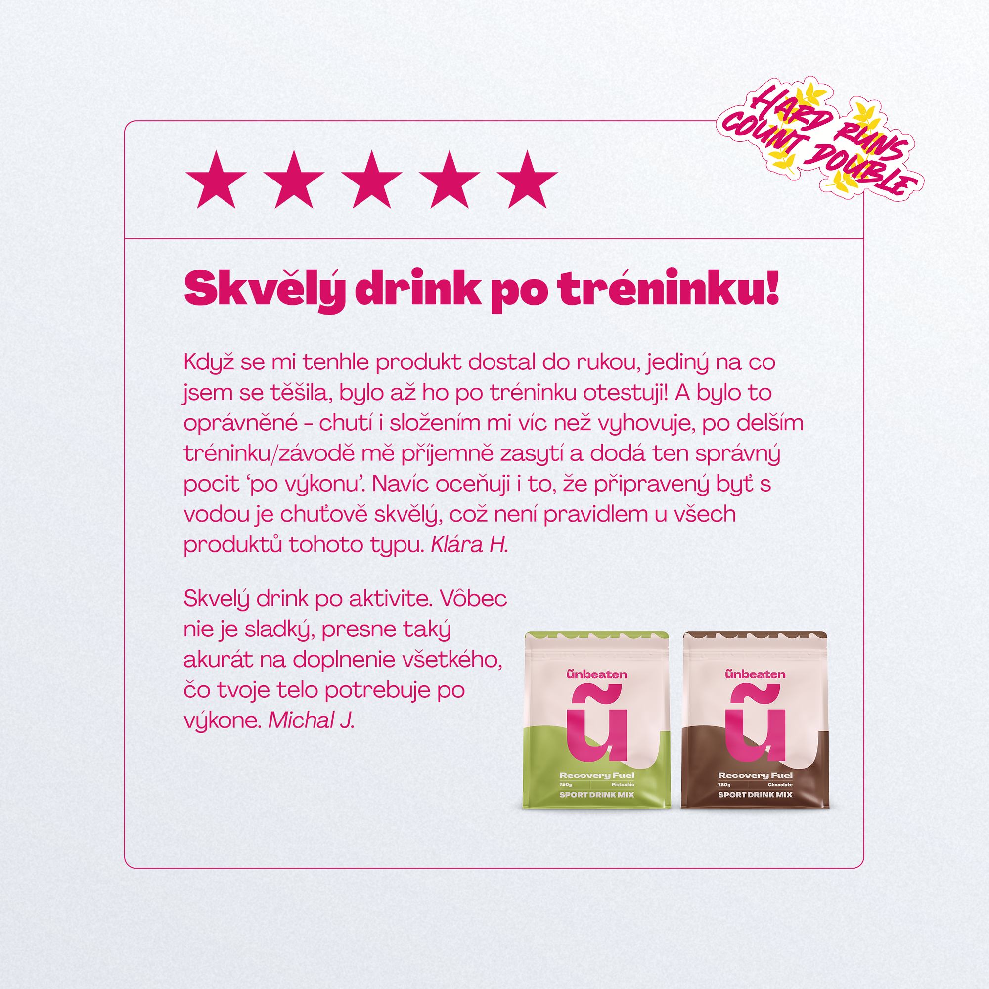 Recovery Fuel - Regenerační drink po výkonu