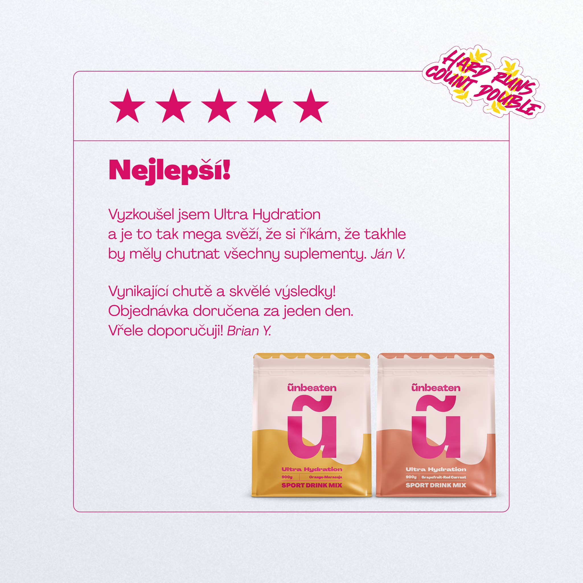 Recenze zákazníků na Ultra Hydration elektrolyty