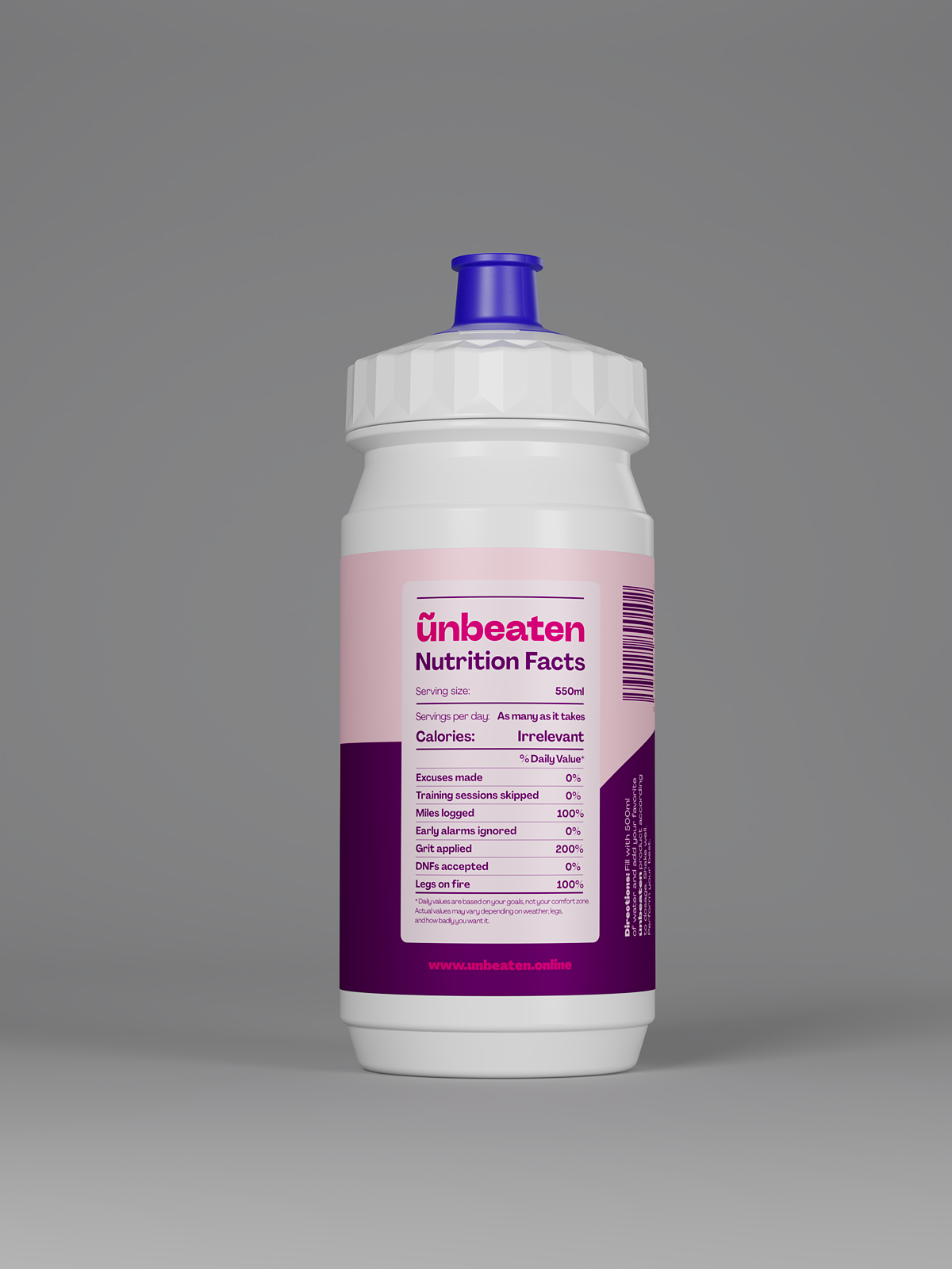 ũnbeaten bidón 500ml